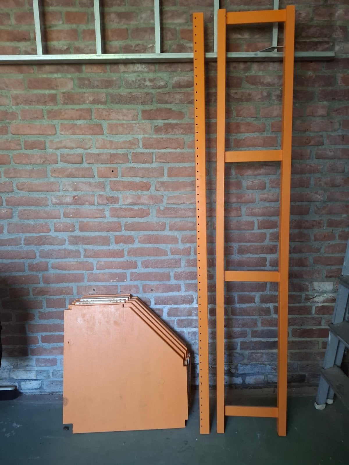 Ikea Ivar hoekopstelling - Oranje (179 cm), Huis en Inrichting, Ophalen, Met plank(en), Gebruikt, 100 tot 150 cm