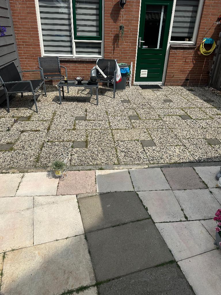 Tuintegels, Tuin en Terras, Ophalen, Gebruikt, 10 m² of meer, Grind