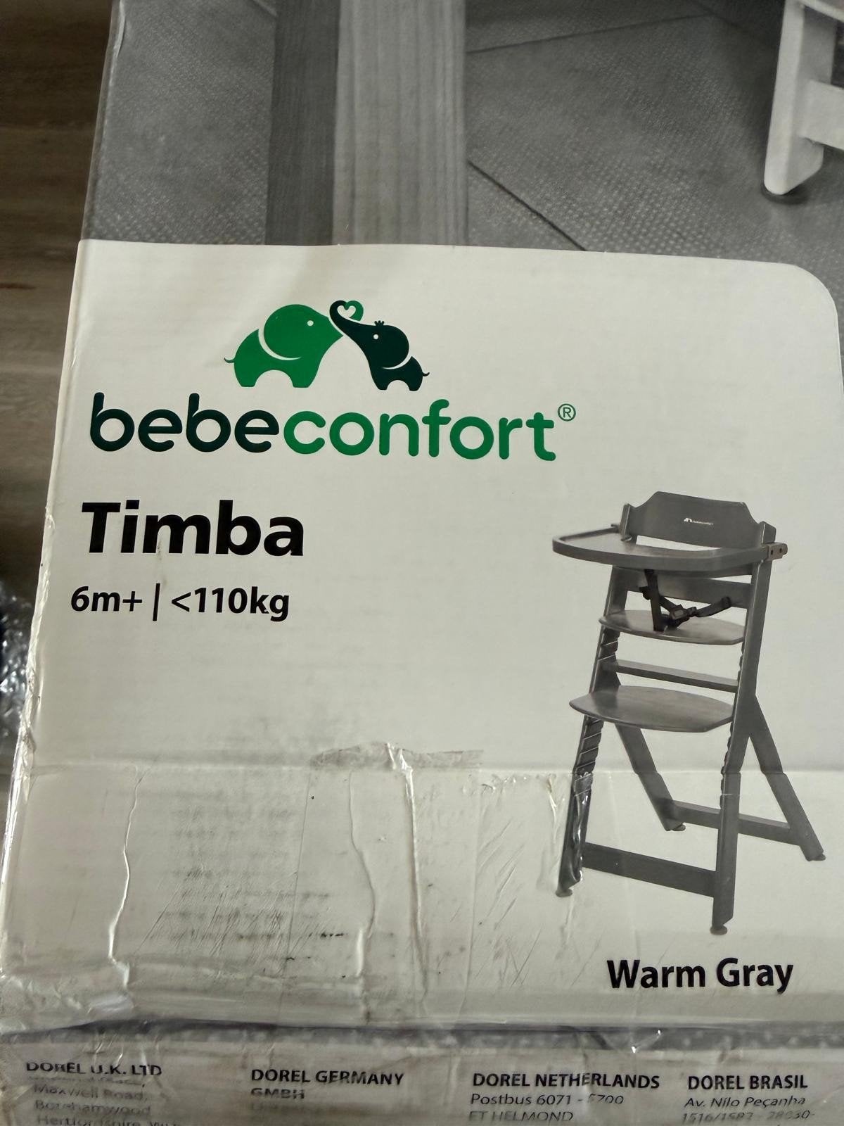Bebeconfort Timba Meegroeistoel Warm Gray, Ophalen of Verzenden, Nieuw, Meegroeistoel, Gordel(s)