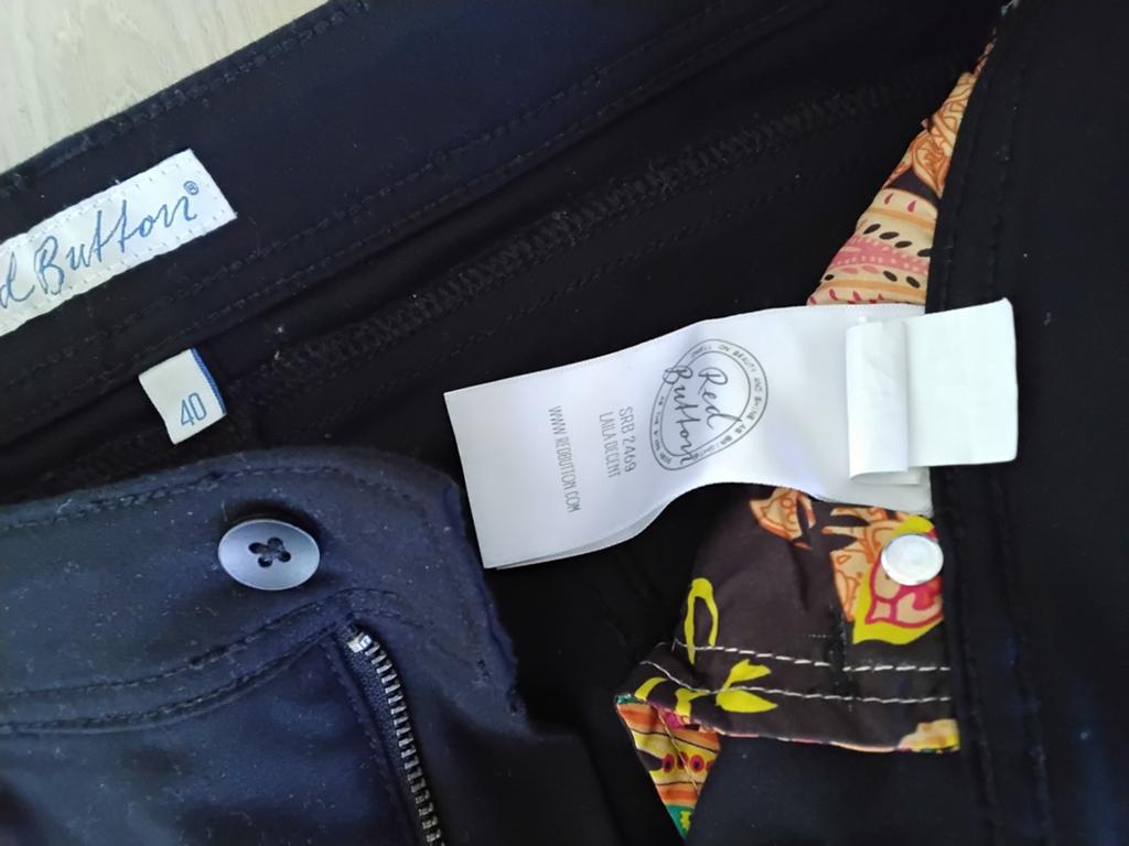 Broek red button 40, Maat 38/40 (M), Zwart, Nieuw, Ophalen of Verzenden