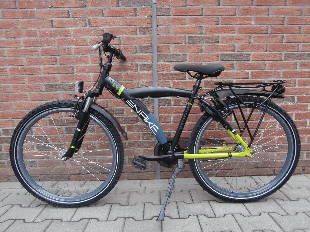 Zeer nette Batavus Snake 26 inch, 3 versnellingen Zwart-geel, Fietsen en Brommers, Fietsen | Jongens, Terugtraprem, Versnellingen