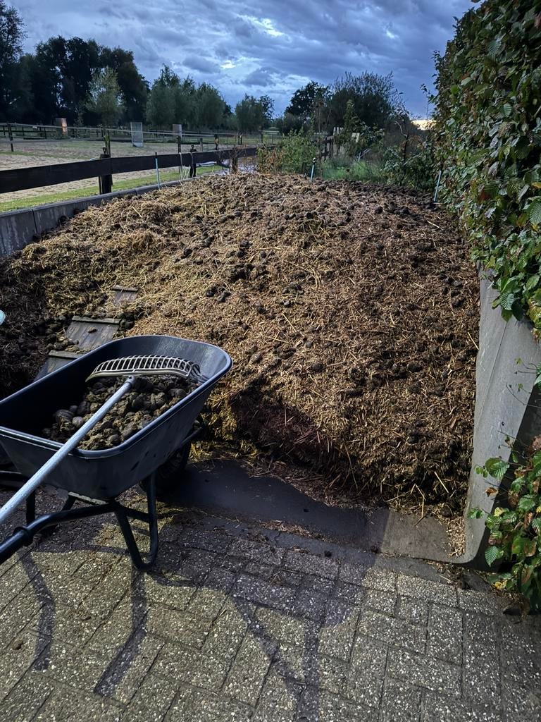 GRATIS Paardenmest, Tuin en Terras, Aarde en Mest, Ophalen, Mest