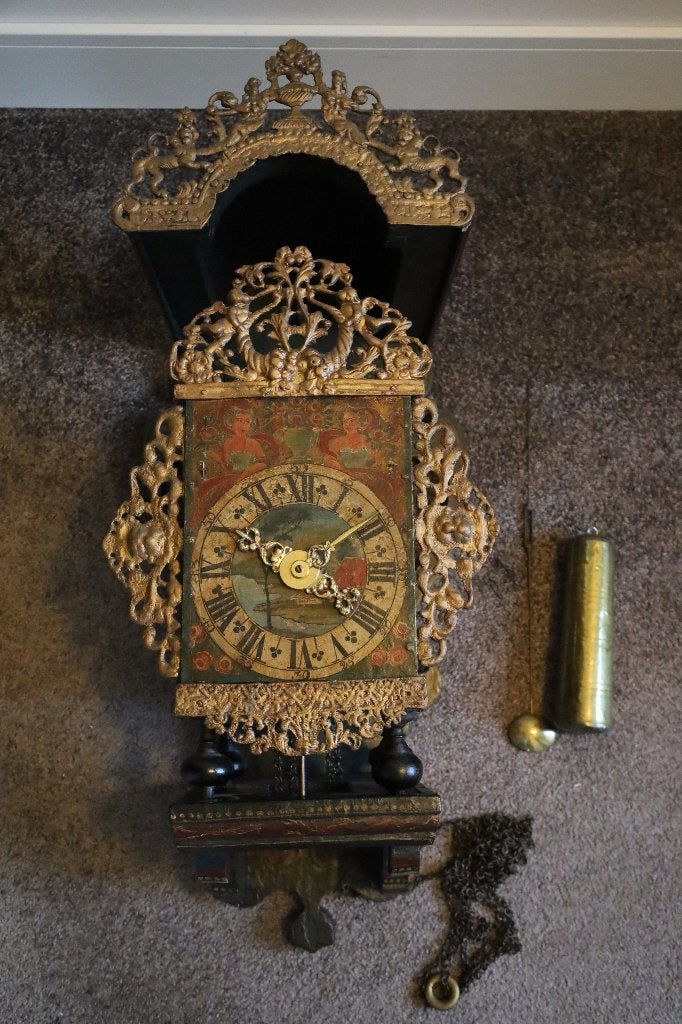 Stoelklok zonder wekker | zeldzaam, Antiek en Kunst, Ophalen