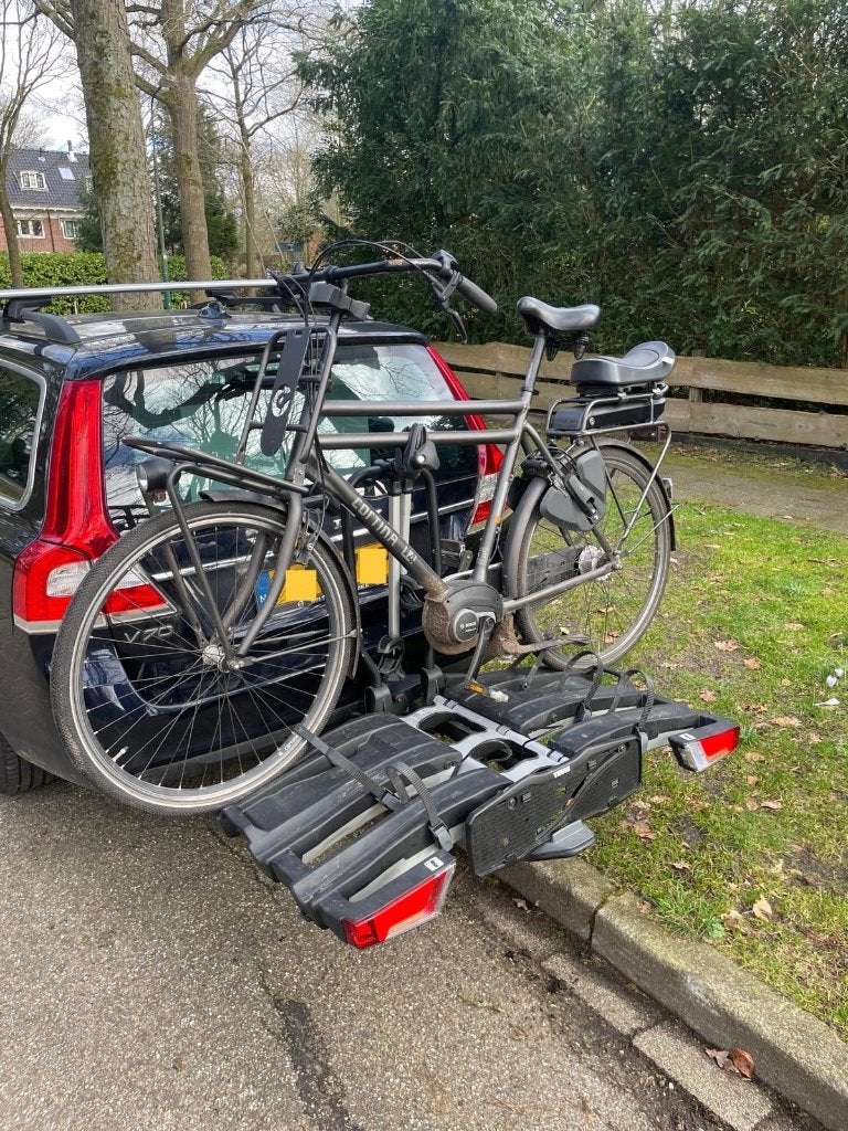 Thule EasyFold XT 934 fietsendrager (3 fietsen/e-bike), Auto diversen, Fietsendragers, Ophalen, 3 fietsen of meer, Gebruikt, Elektrische fiets