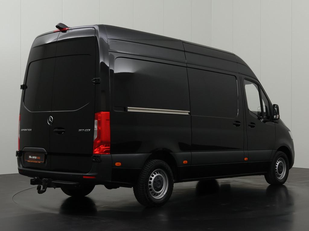 Mercedes-Benz Sprinter 317CDI L2H2 | Led | 3500Kg Trekhaak |, Multifunctioneel stuurwiel, Gebruikt, Zwart, Mercedes-Benz