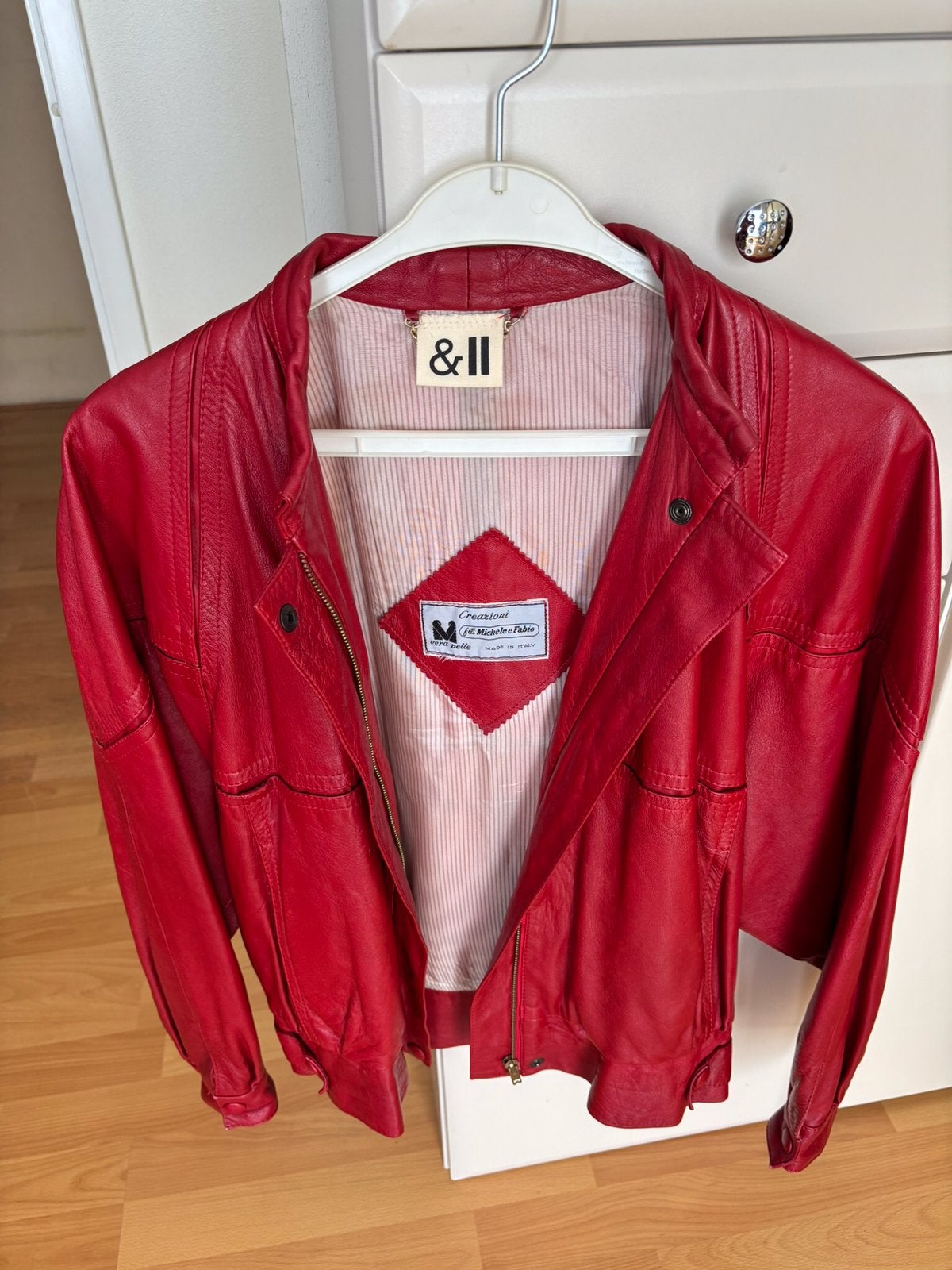 Zacht soepel leer, Kleding | Dames, Maat 38/40 (M), Ophalen of Verzenden, Zo goed als nieuw, Jasje