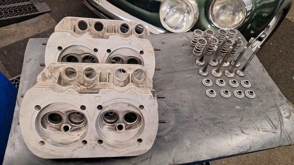 VW Kever Bus tuning cilinderkoppen 1.8 l compleet, Ophalen, Gebruikt