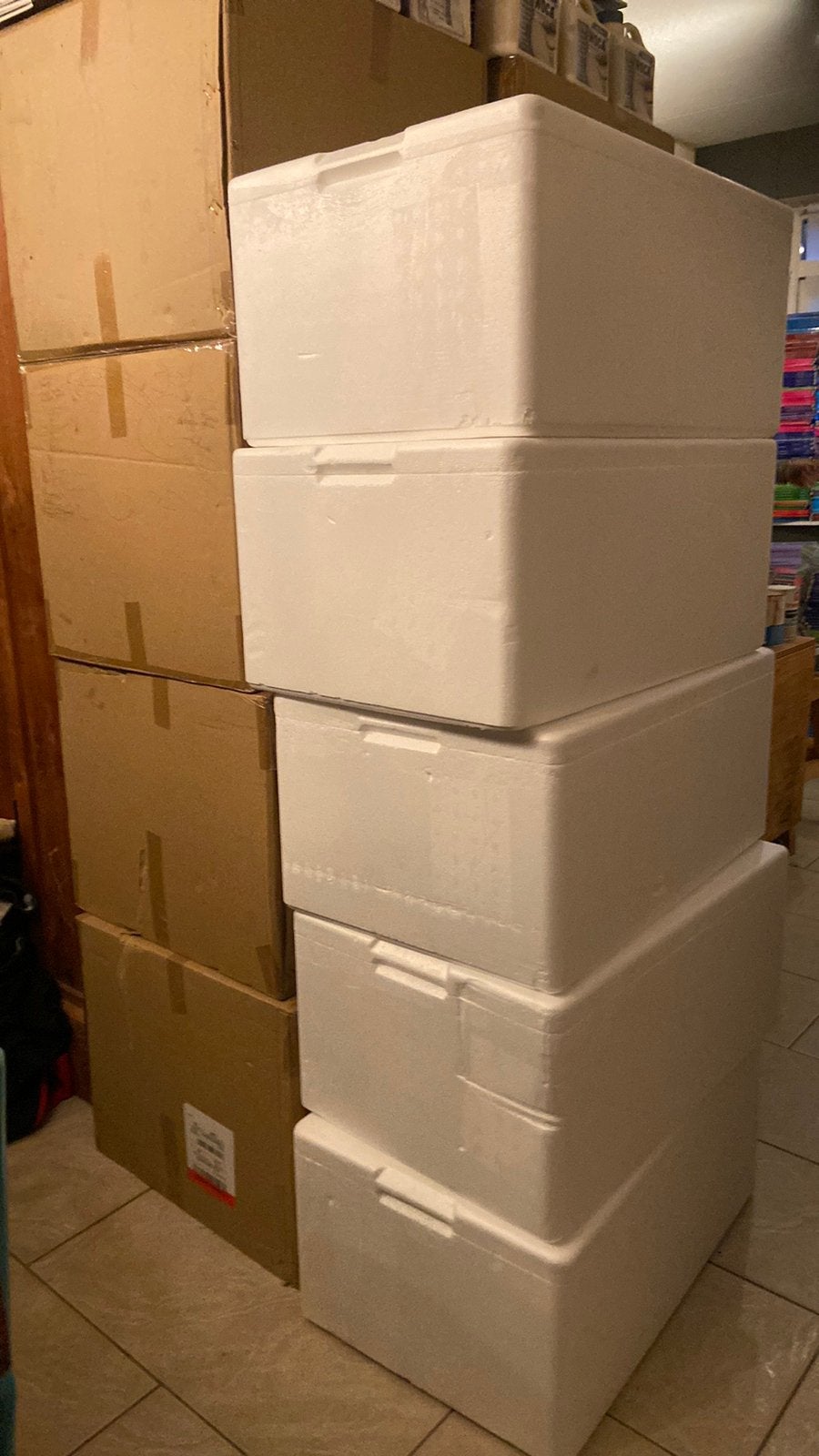 Cateringbox deliverybox EPS  tempex thermodozen thermoboxen, Ophalen, Nieuw, Koelbox