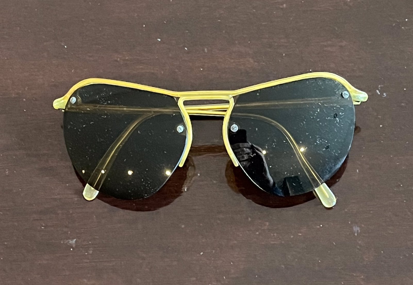 Vintage zonnebril Lozza (jaren '40) + Persol Ratti koker, Ophalen of Verzenden, Gebruikt, Zonnebril, Overige merken