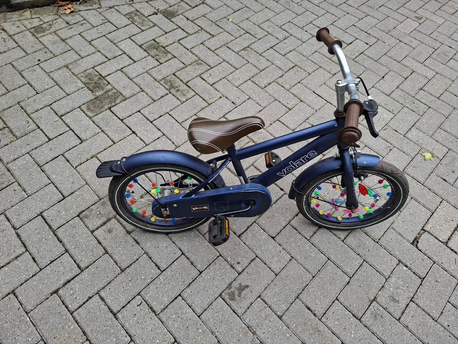 Volare kinderfiets 16 inch, Fietsen en Brommers, Ophalen, Terugtraprem, Gebruikt, Volare