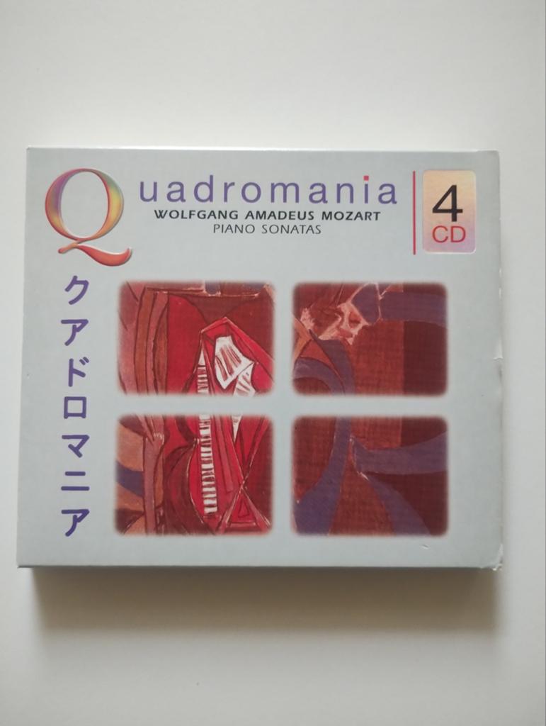 Quadromania Mozart Piano Sonatas 4 CD Boxset, Cd's en Dvd's, Cd's | Klassiek, Ophalen of Verzenden, Classicisme, Zo goed als nieuw