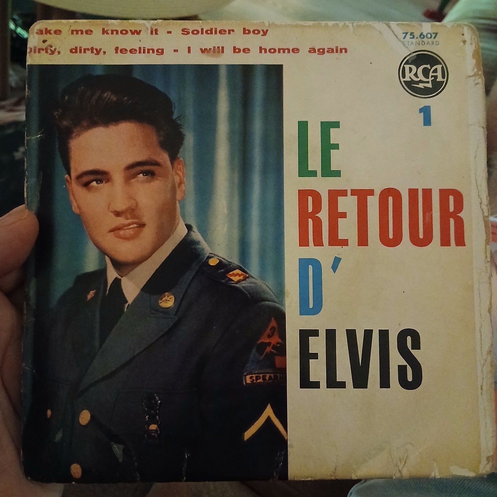 Elvis Presley - Le Retour D'Elvis EP (7 inch), Gebruikt, 7 inch, Ophalen of Verzenden, EP