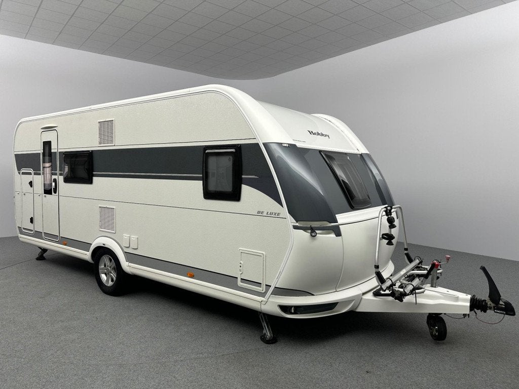 Hobby De Luxe 560 KMFe Nieuwe Mover Voortent OOK INKOOP, Dwars-stapelbed, Hobby, Bedrijf, Tot en met 6