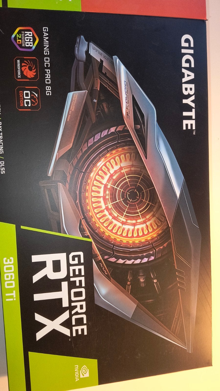 Gigabyte NVIDIA GeForce RTX 3060 Ti Gaming OC Pro 8G, Computers en Software, Videokaarten, Gebruikt, GDDR6, PCI-Express 4, Ophalen of Verzenden