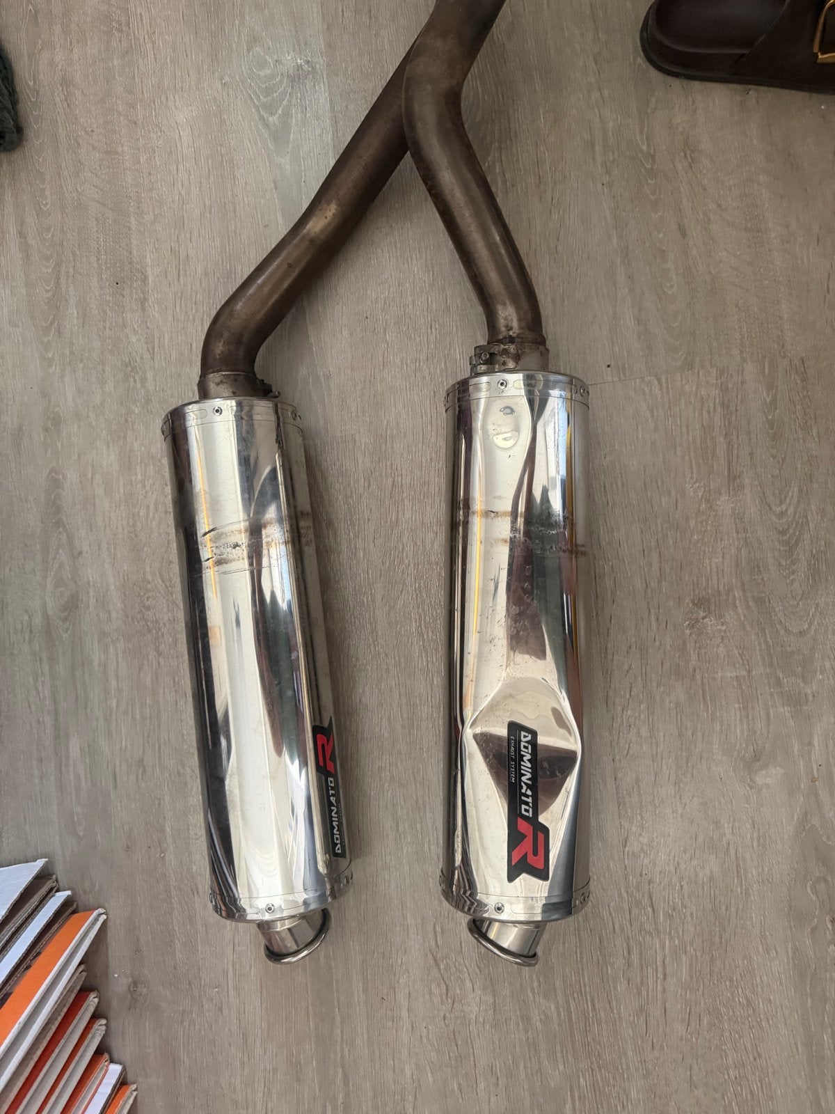 Dominator uitlaat Aprilia Pegaso strada, Ophalen of Verzenden, Gebruikt