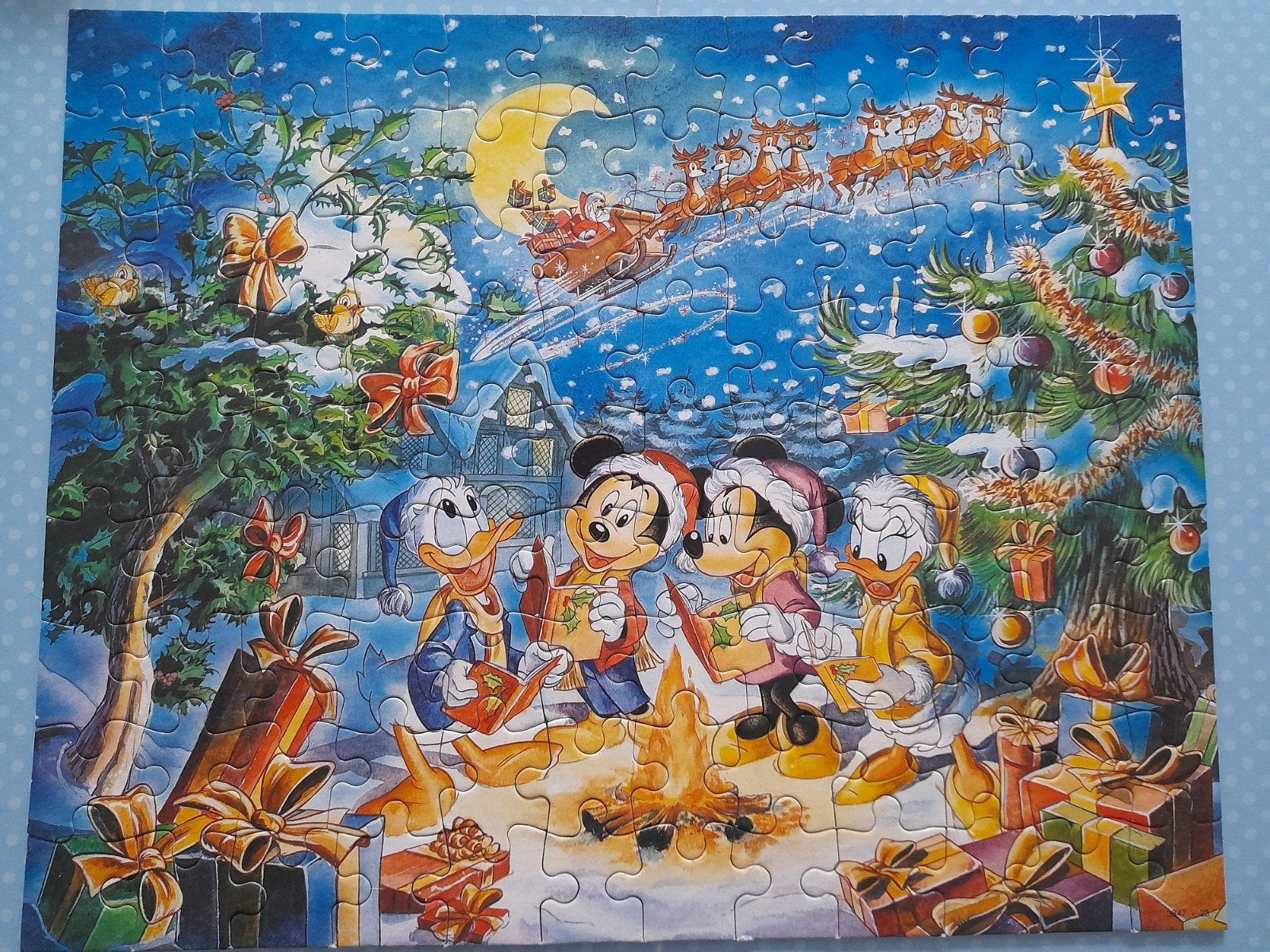 Disney Kerst puzzle 100 pcs, Antiek en Kunst, Ophalen