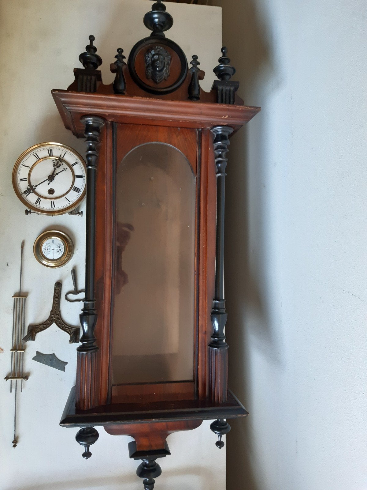 Mooie Junghans regulateur klok, Antiek en Kunst, Antiek | Klokken, Ophalen