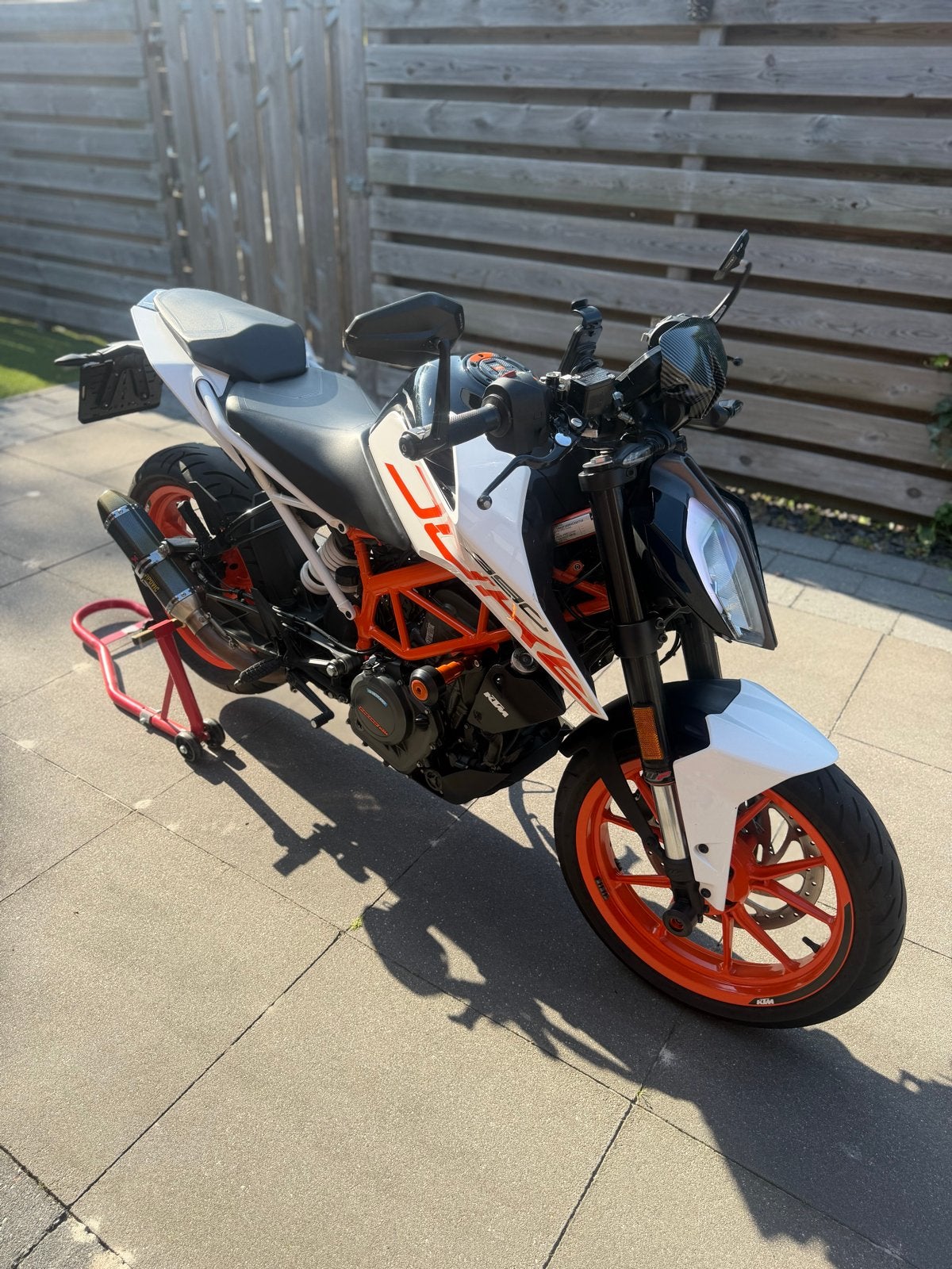 KTM Duke 390 2018 Veel extra’s., Motoren, Occasion, Particulier, Minimaal motorrijbewijs A2, Handgeschakeld