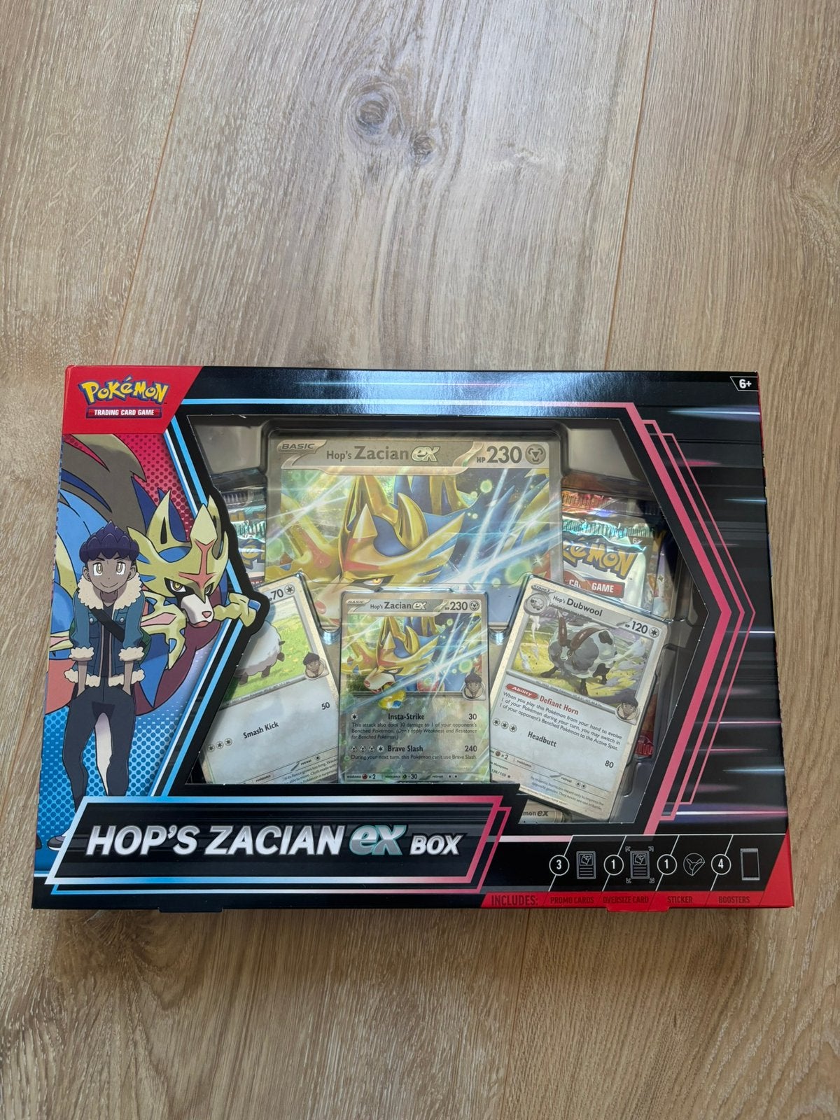 Pokémon Sealed Zacian Ex Box, Ophalen of Verzenden, Zo goed als nieuw