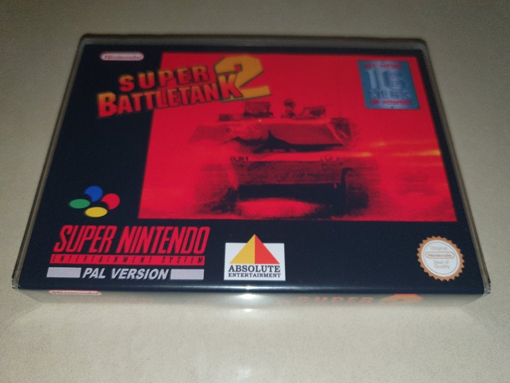 Super Battletank 2 SNES Game Case, 1 speler, Verzenden, Zo goed als nieuw, Vanaf 3 jaar