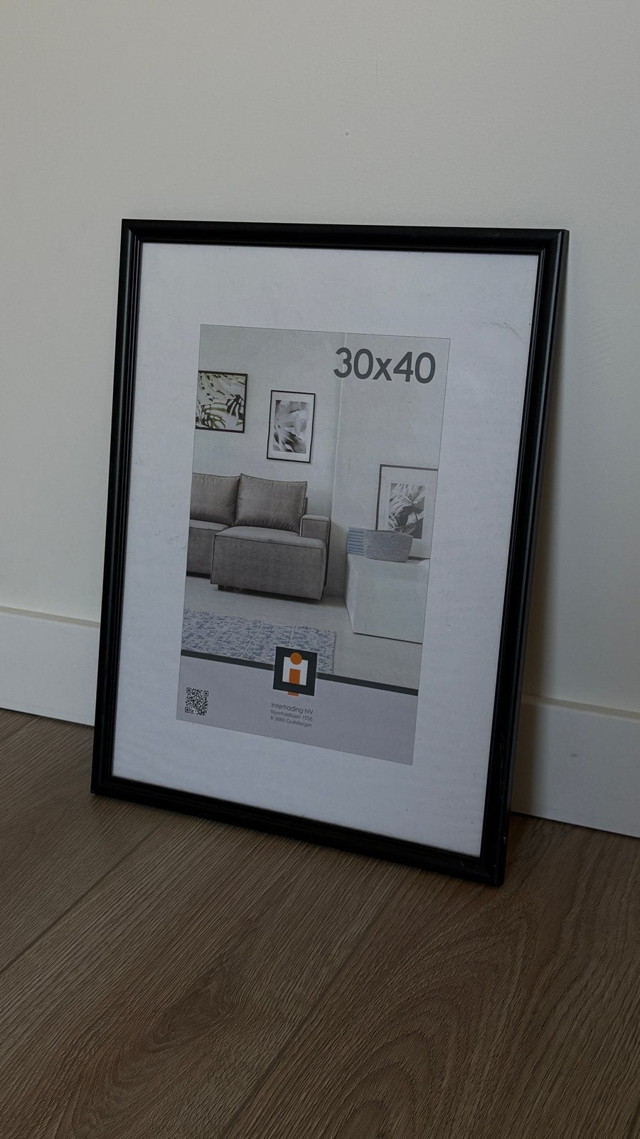 Nieuwe fotolijst 30x40 cm, zwart, nooit gebruikt, Audio, Tv en Foto, Fotografie | Fotolijsten, Nieuw, Standaard fotolijst, Kunststof