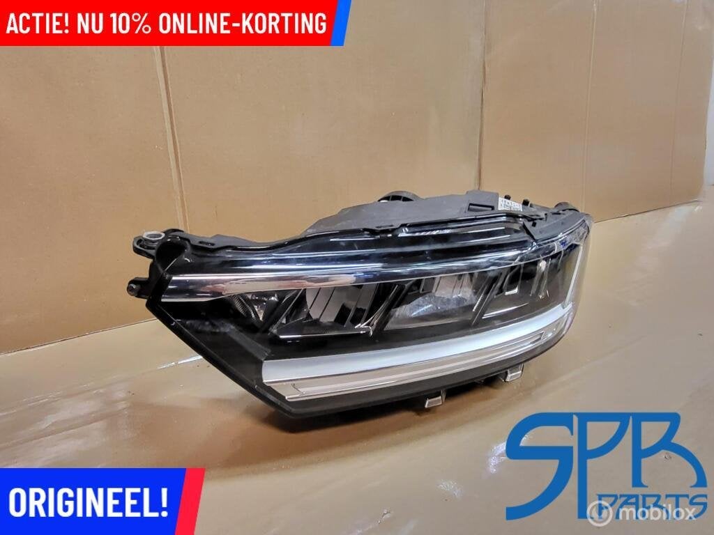 VW T-ROC 2GA FACELIFT FULL LED KOPLAMP LINKS ORIGINEEL KAAL, Gebruikt, VOLKSWAGEN, Volkswagen, Ophalen of Verzenden