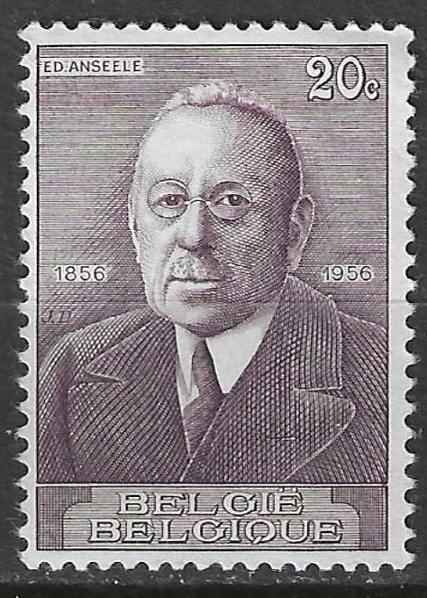 Belgie 1956 - Yvert/OBP 997a - Edward Anseele (ZG), Verzenden, Postfris