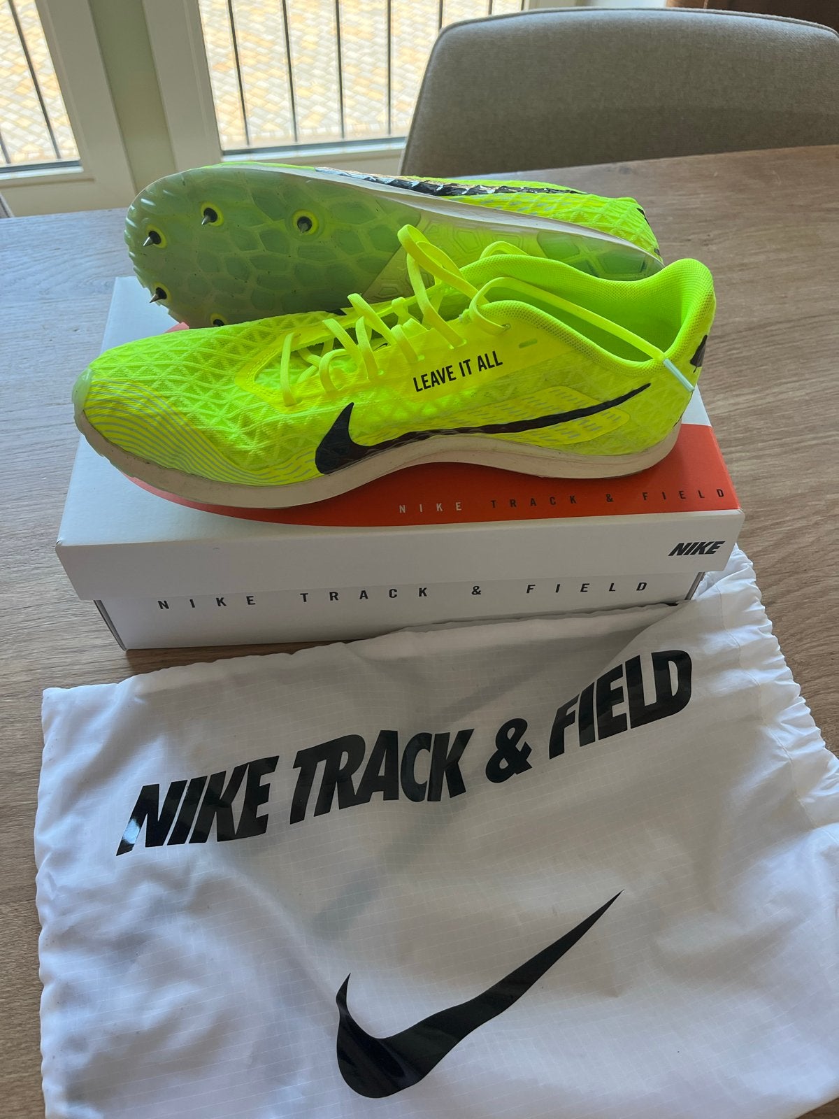 Nike Track & Field Spikes - Maat 45 zgan, Nike, Ophalen of Verzenden, Zo goed als nieuw, Spikes