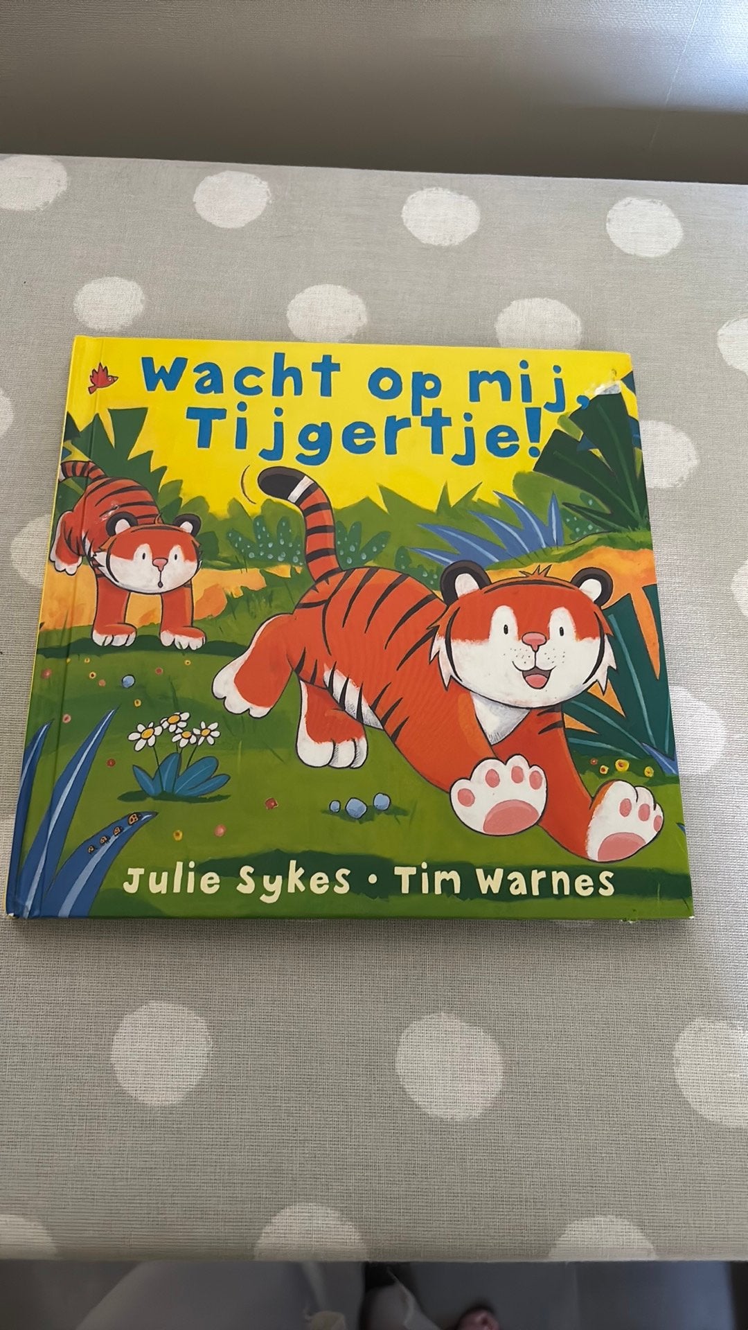 Kinderboek – Wacht op mij, Tijgertje!, Ophalen of Verzenden, Zo goed als nieuw
