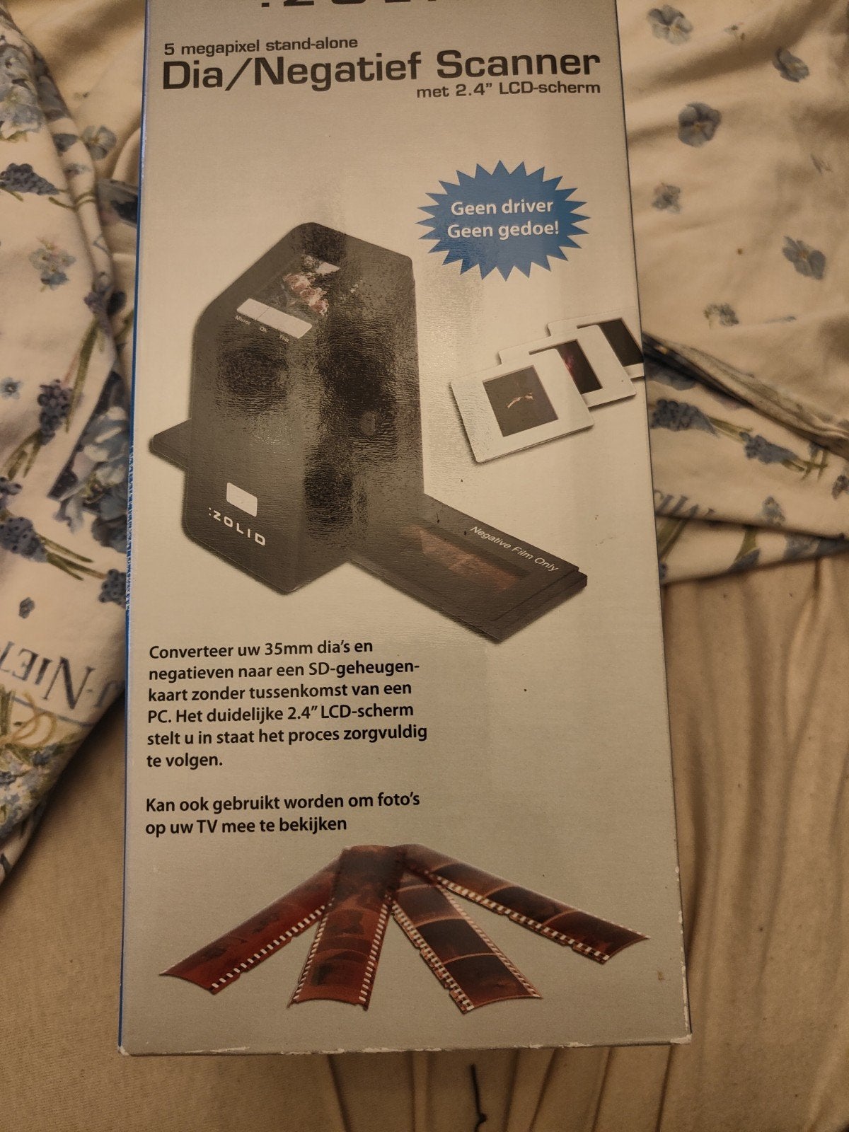 Zolid 771 5 mega pixel dia/negatief scanner, Ophalen of Verzenden, Zo goed als nieuw