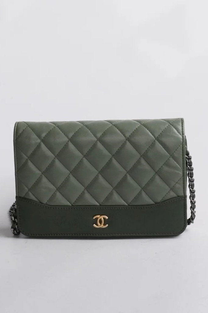 Chanel WOC, Ophalen of Verzenden, Zo goed als nieuw, Groen, Handtas