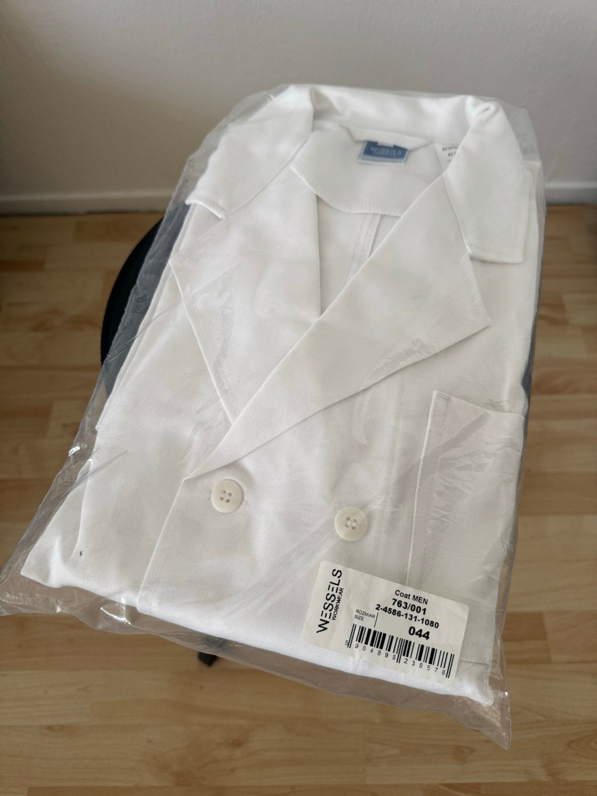 Nieuwe Witte Laboratoriumjas / Labjas Maat 44, Ophalen, Nieuw, Overige maten, Wit