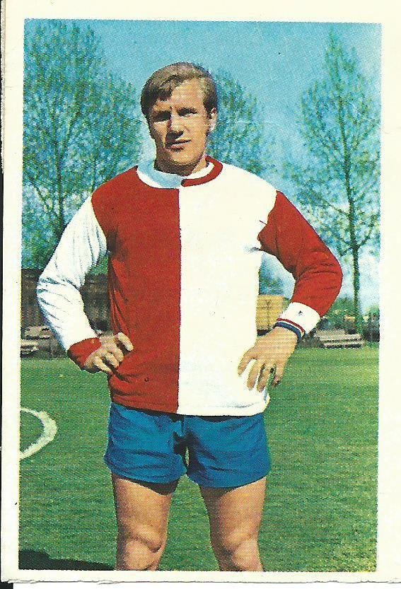 1971 plaatjes Vanderhout Feyenoord 15x, Verzenden, Gebruikt, Feyenoord, Poster, Plaatje of Sticker