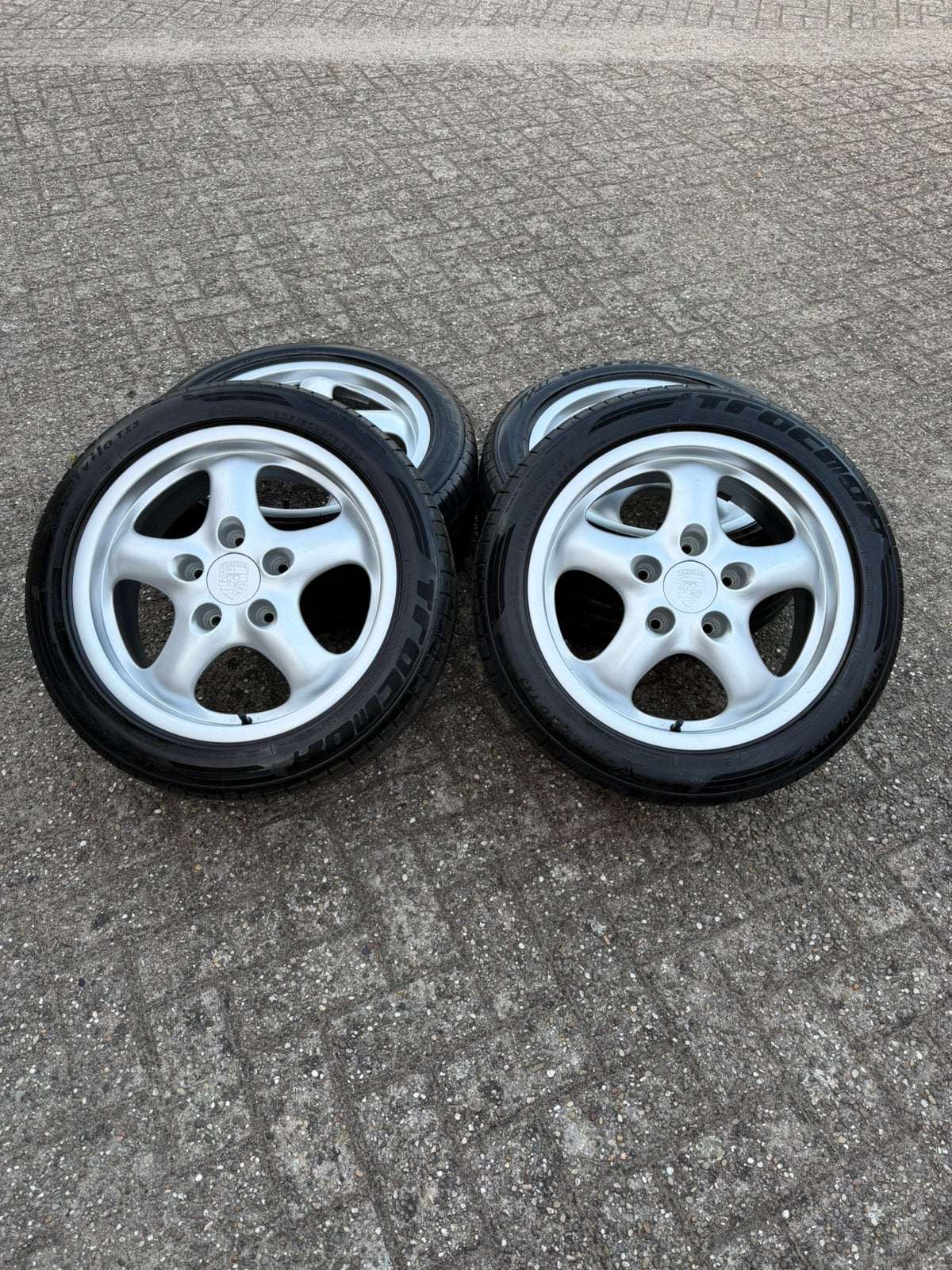 ORIGINEEL | PORSCHE | CUP 2 VELGEN | 993 CARRERA | 5X130 |, Auto-onderdelen, Banden en Velgen, Gebruikt, Banden en Velgen, 17 inch