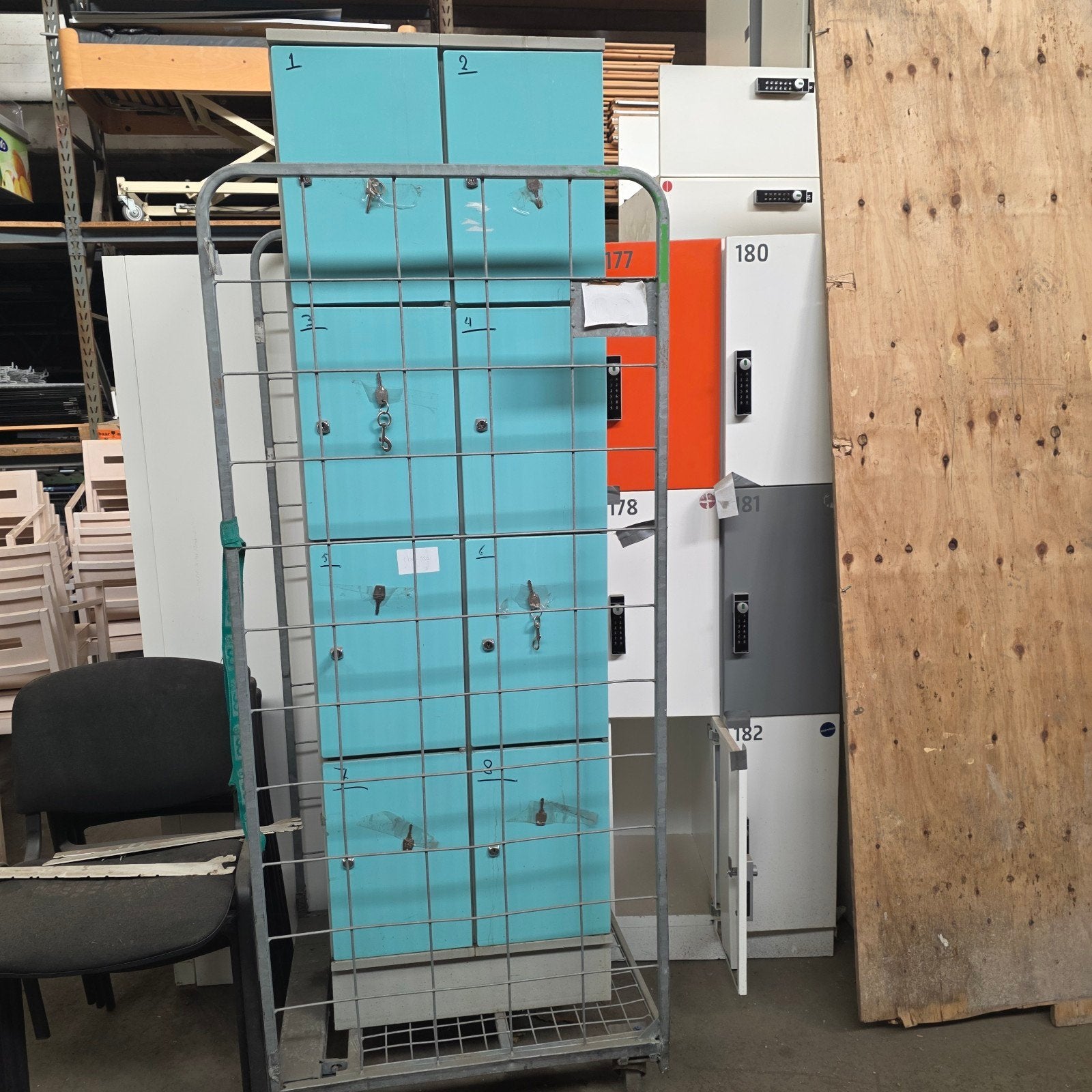 Diverse lockers en kluisjes - Gebruikt, Ophalen, Gebruikt, Industrieel, Modern, Functioneel
