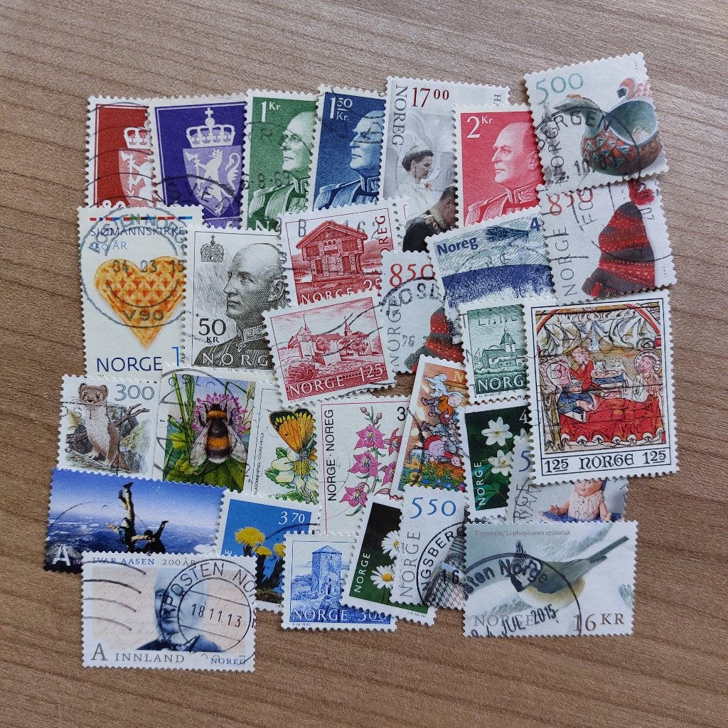 Noorwegen Divers, Ophalen of Verzenden, Noorwegen, Gestempeld