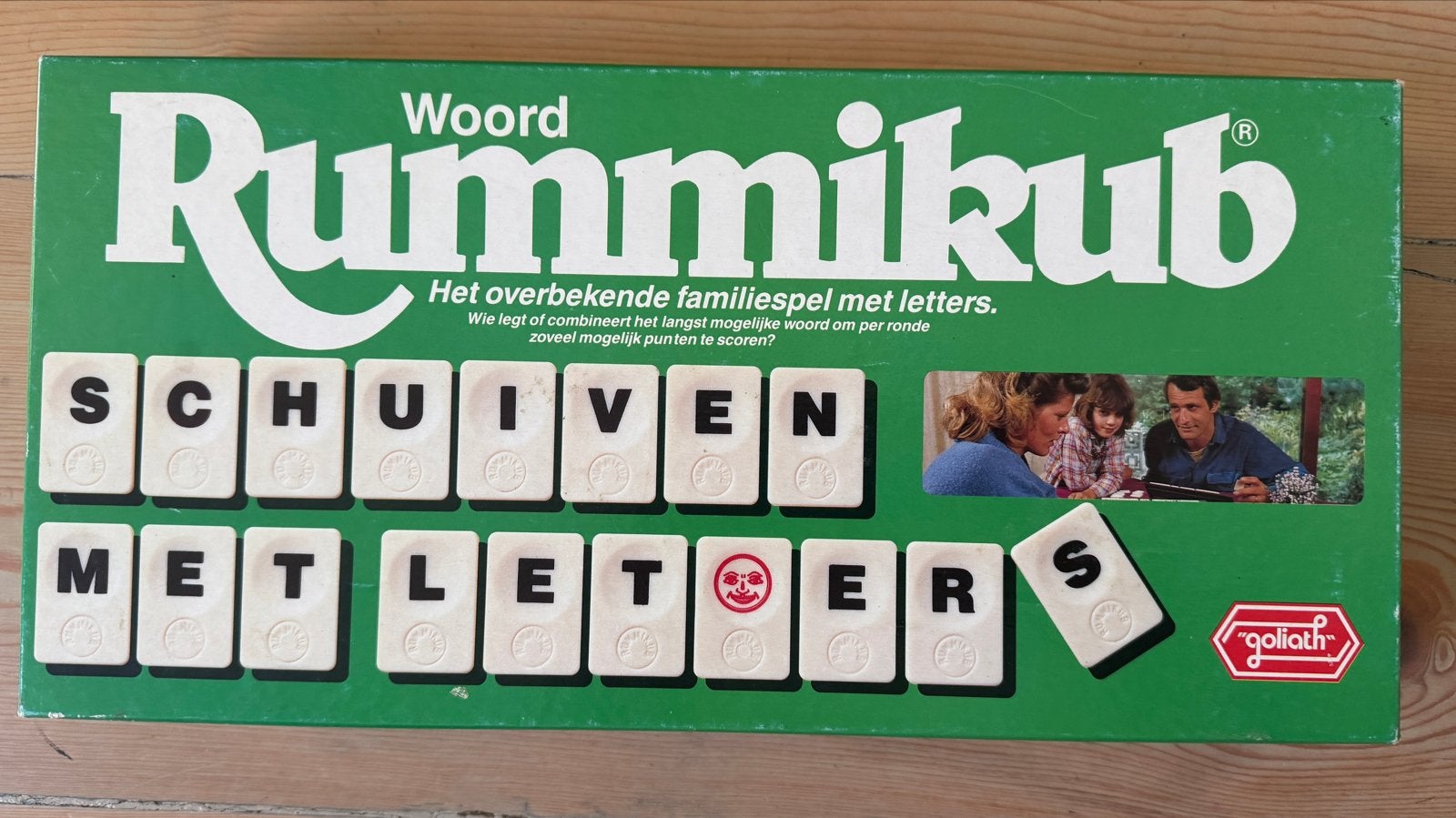 Woord Rummikub - Compleet en in nieuwstaat, Drie of vier spelers, Ophalen of Verzenden, Zo goed als nieuw