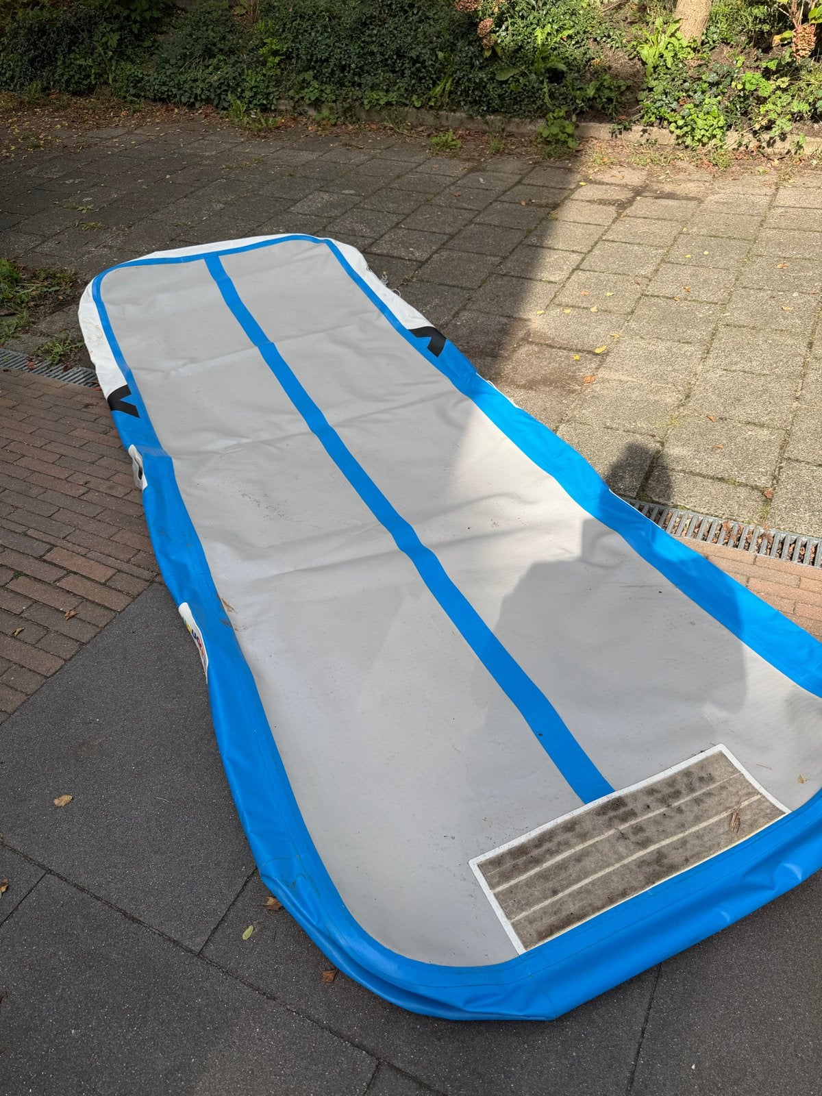Opblaasbare turnmat - Airtrack - YouAreOnline, Ophalen, Gebruikt, Maat 36 t/m 42, Blauw