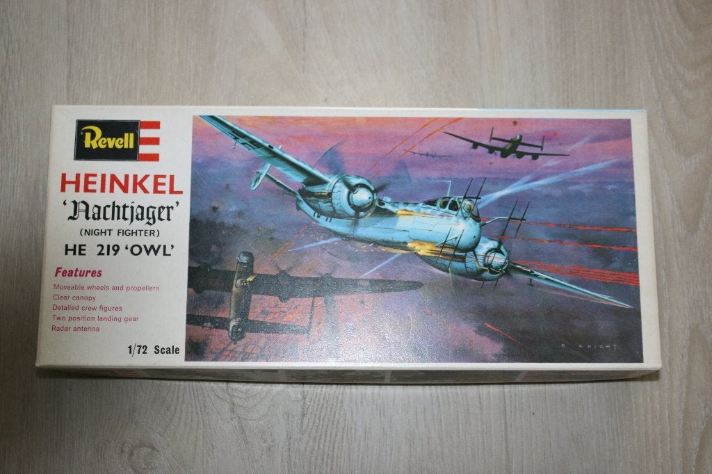 Heinkel He 219 Nachtjager Revell H-112 1/72, 1:72 tot 1:144, Revell, Nieuw, Ophalen of Verzenden