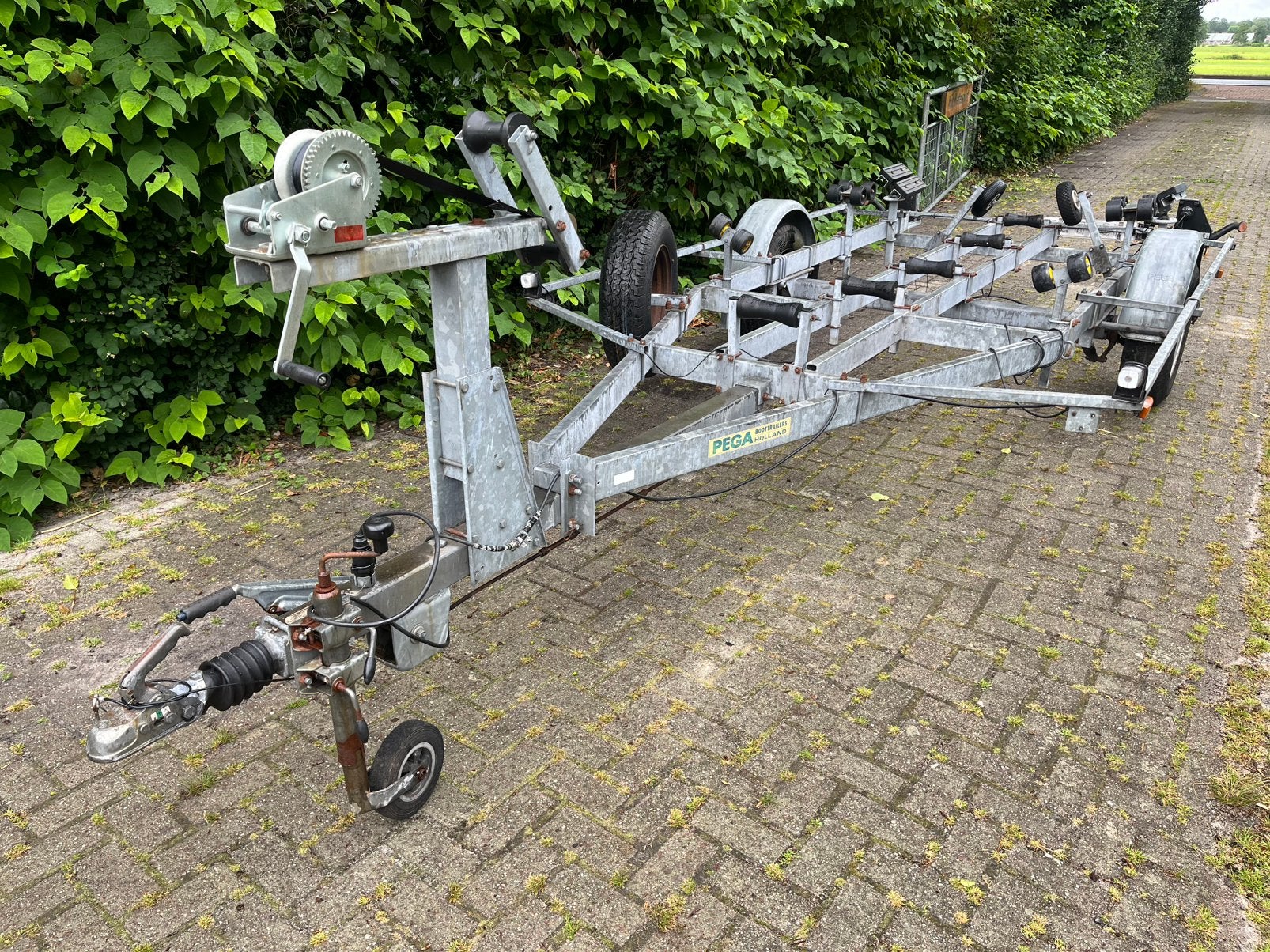 Pega kanteltrailer 1800-520. Bj 2002., Minder dan 1500 kg, Gebruikt, Sloepentrailer, Ophalen of Verzenden