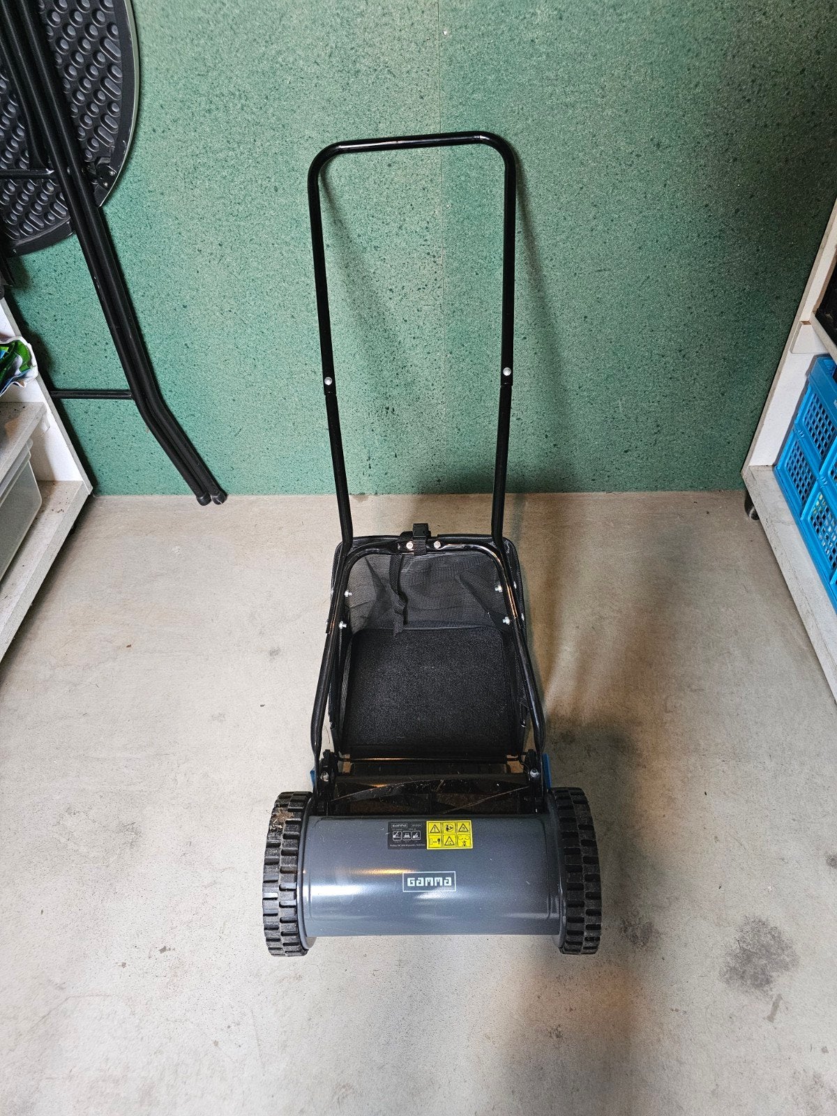 grasmaaier / kooimaaier, Ophalen, Handgrasmaaier, Zo goed als nieuw, Opvangzak