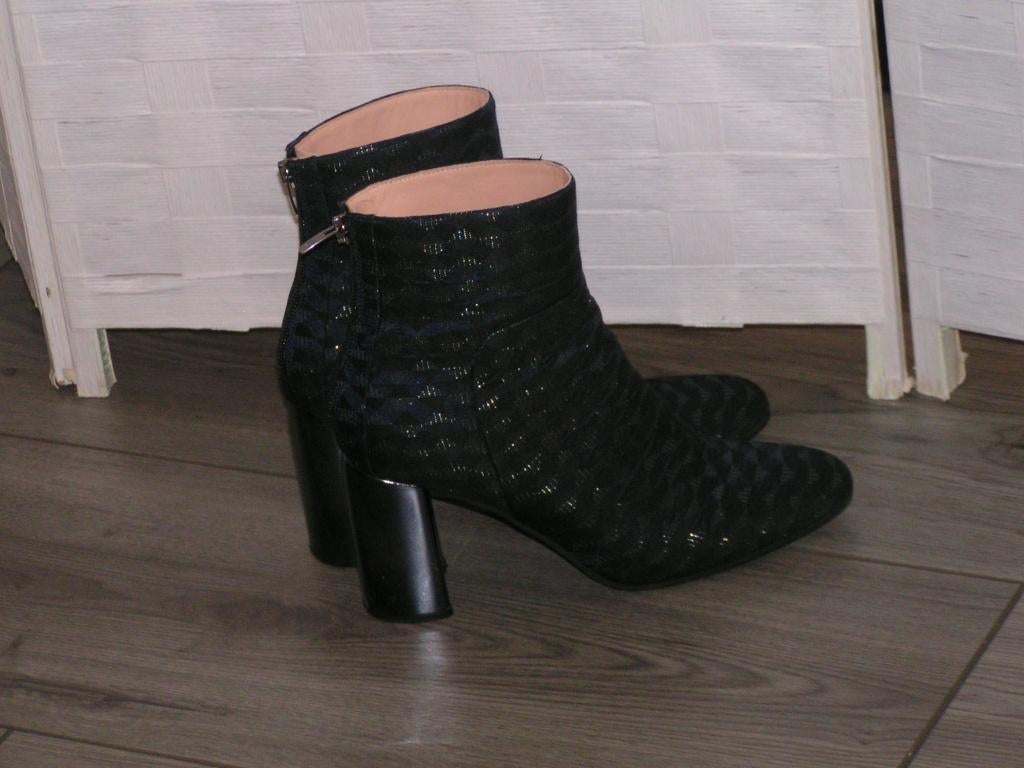 FLORIS VAN BOMMEL enkel laarzen,Mt 39 topstaat, Tweedehands, Blauw, Floris van bommel, Tweedehands