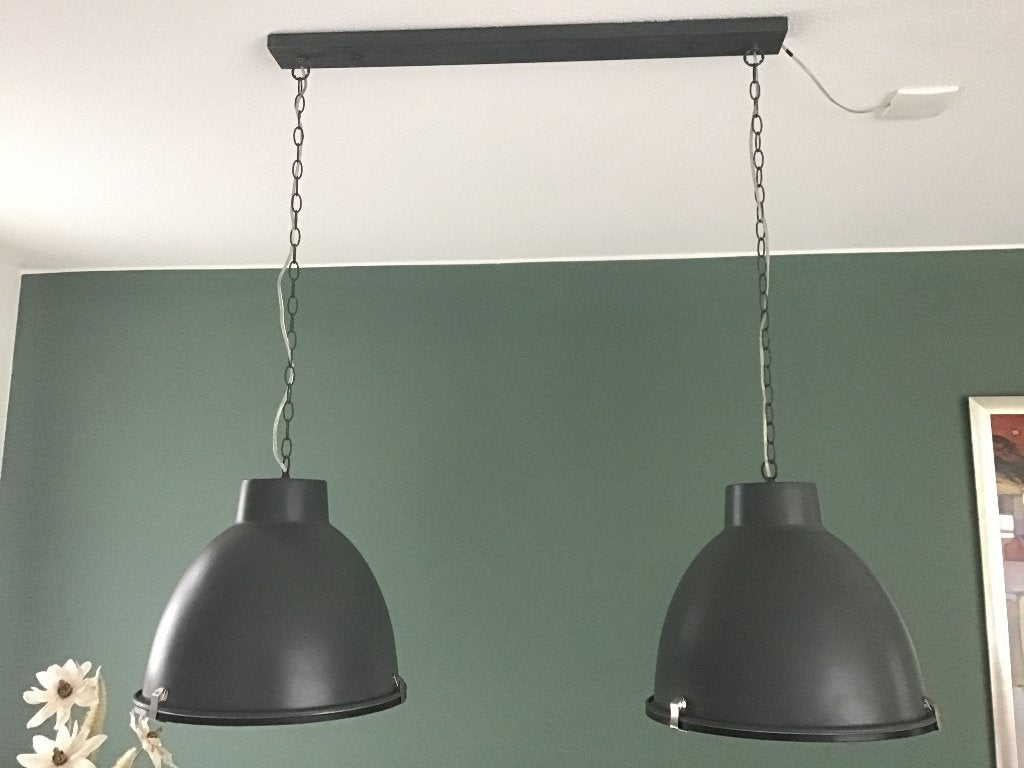 Hanglamp, Huis en Inrichting, Ophalen, E27 (groot), Zo goed als nieuw, Metaal