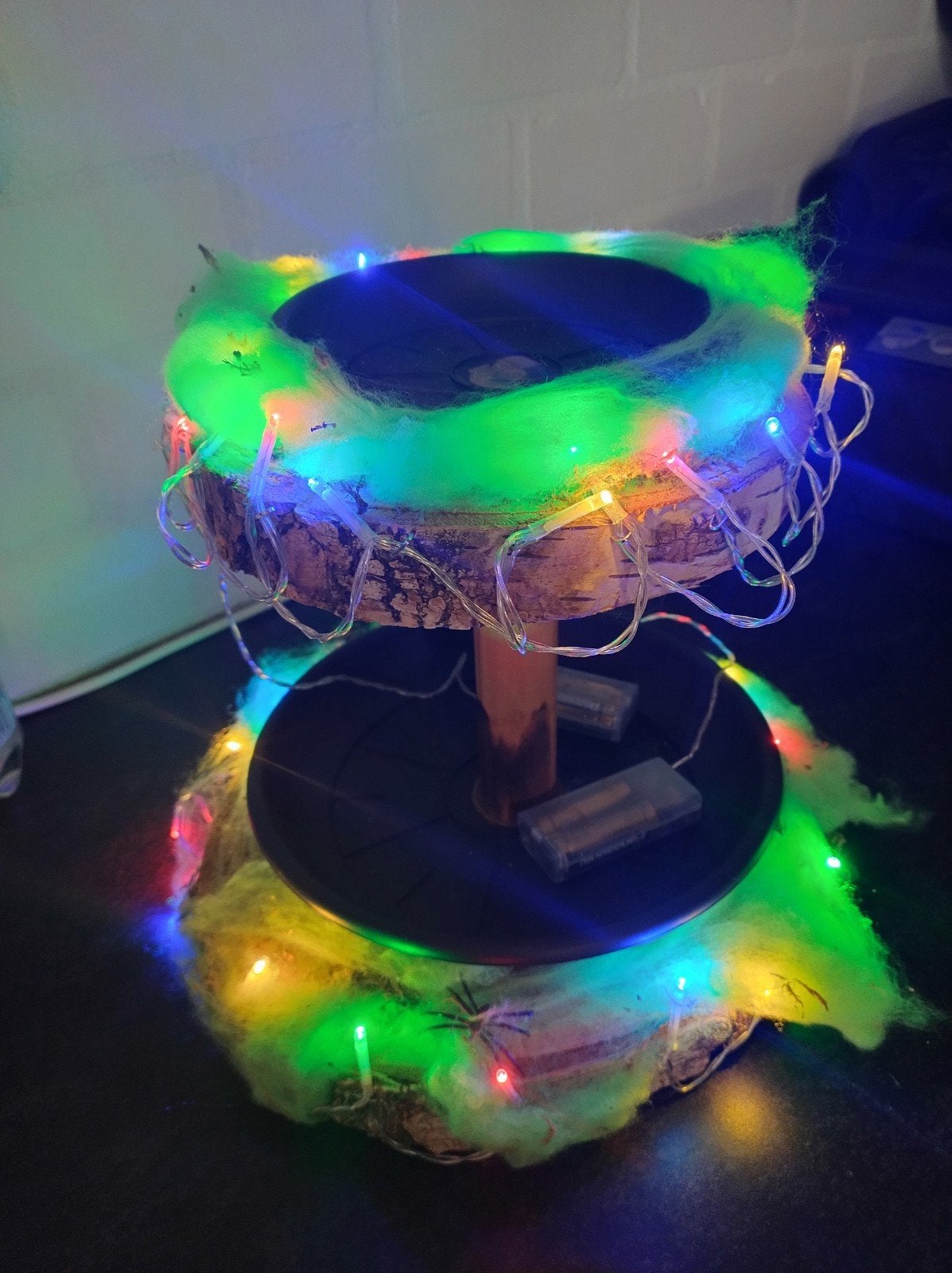 Verlichte etagère voor snoep of decoratie Halloween, Ophalen of Verzenden, Zo goed als nieuw