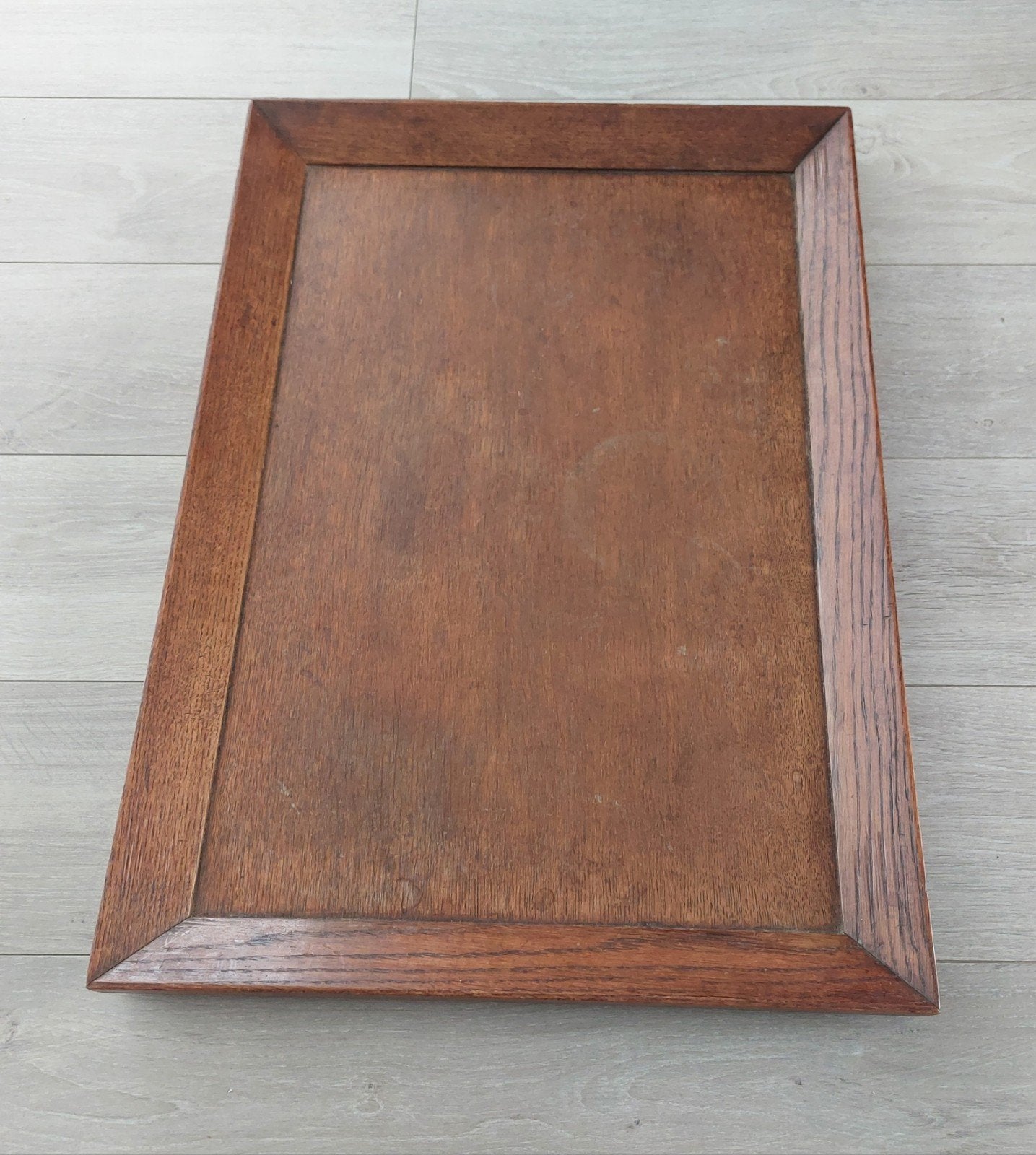 dienblad vintage, Gebruikt, Ophalen of Verzenden, Handgemaakt, Rechthoekig