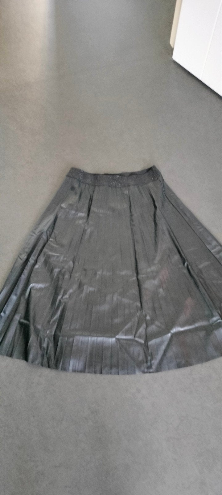 Summum lederlook rok maat m, Maat 38/40 (M), Zwart, Ophalen of Verzenden, Zo goed als nieuw