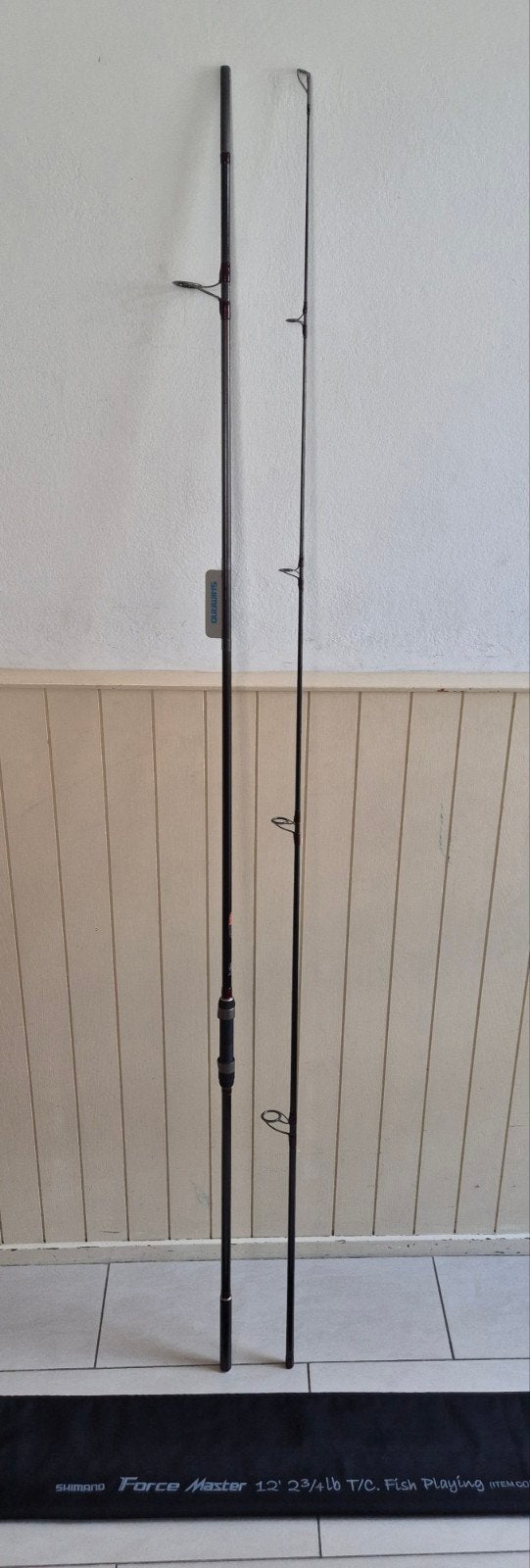 Shimano Force Master. 12ft 2.75 lb, fish playing. Nieuw!, Watersport en Boten, Ophalen, 12ft karperhengel, Shimano, Werphengel