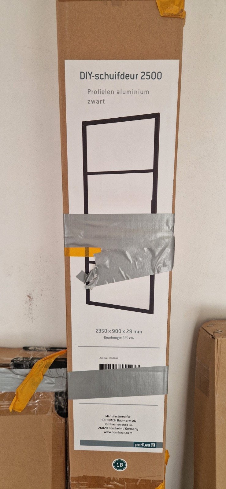 Pertura schuifdeur met Intersteel Basic Top schuifdeursystee, Ophalen, 215 cm of meer, Binnendeur, Nieuw