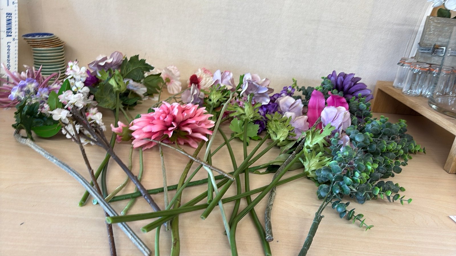 Kunst bloemen, Ophalen of Verzenden, Gebruikt