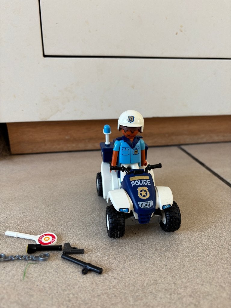 Playmobil Politie Quad, Ophalen of Verzenden, Gebruikt, Losse onderdelen